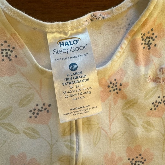 Halo Sleepsack size XL (18-24 mos) - like new - Picture 3 of 4